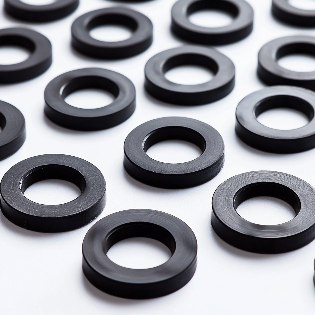3/4" thick 75 durometer viton rubber ring gaskets