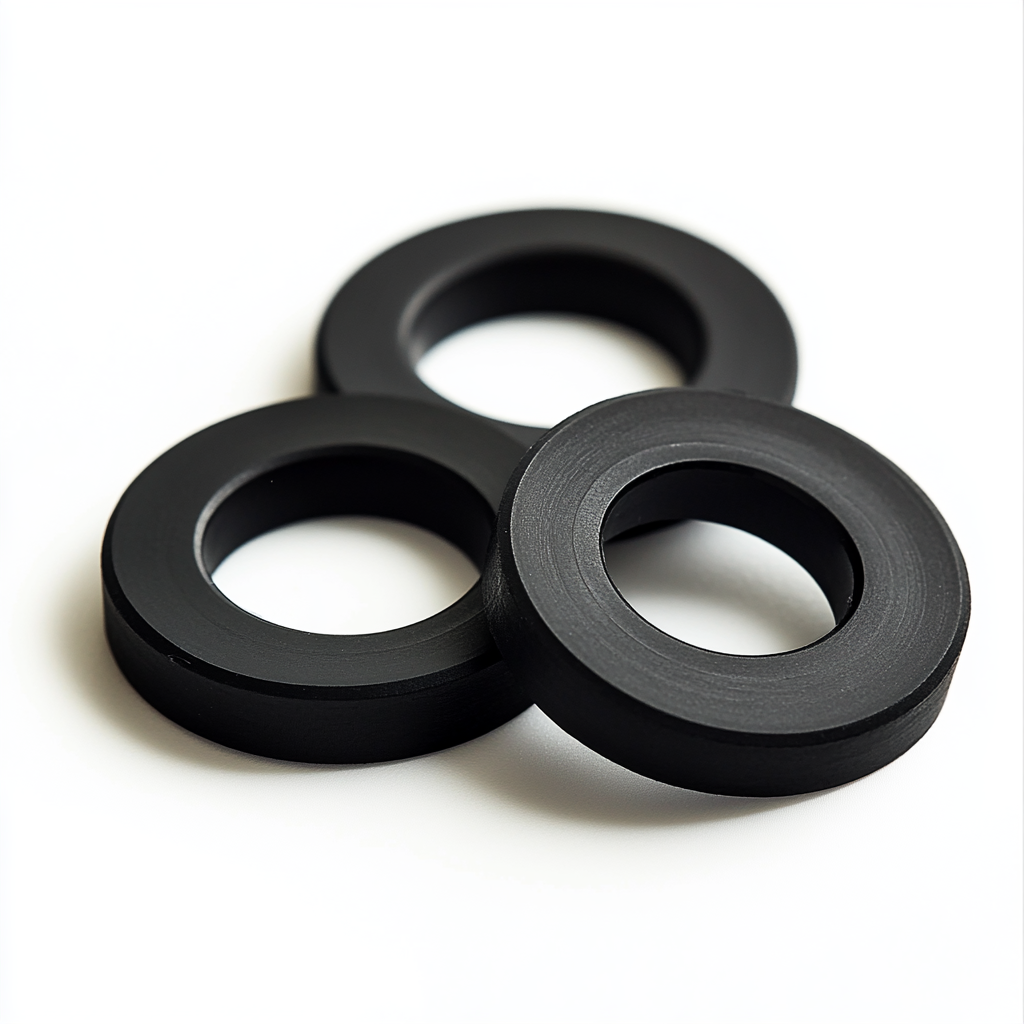 3/4" thick 75 durometer viton rubber washers