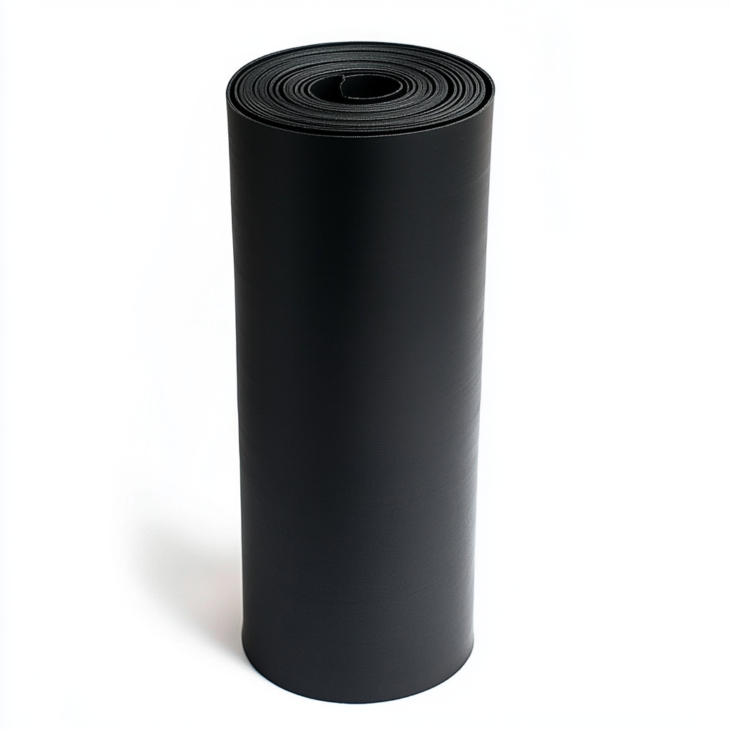 3/4" 60A black epdm rubber roll